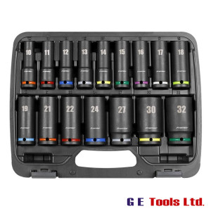 Sealey AK5818M 16pc 1/2″Sq Drive Impact Socket Set