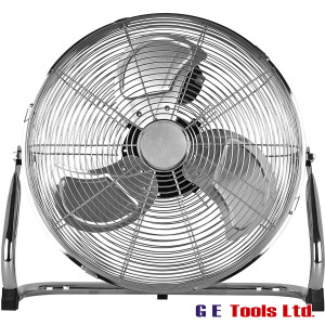 16” Chrome High Velocity 3 Speed Floor Fan 16” Chrome High Velocity 3 Speed Floor Fan