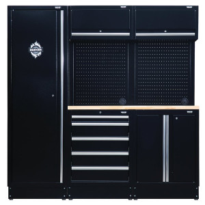 BUNKER® 11 Piece Modular Storage Combo with Worktop, 1960mm