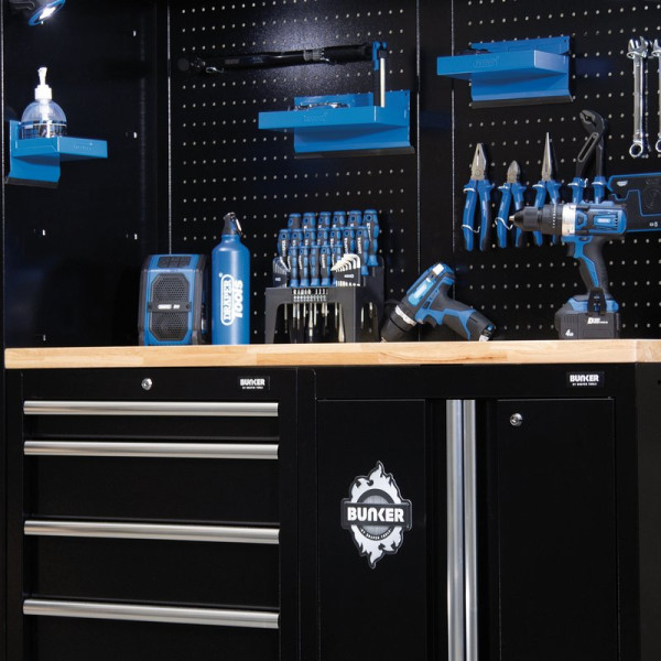 BUNKER® 11 Piece Modular Storage Combo with Worktop, 1960mm BUNKER® 11 Piece Modular Storage Combo with Worktop, 1960mm