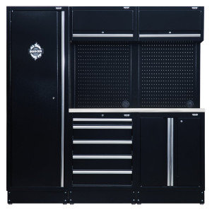 BUNKER® 11 Piece Modular Storage Combo with Worktop, 1960mm