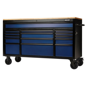 Bunker 61″ Workbench Roller Tool Cab 15 Drawer – Various Colours Bunker 61″ Workbench Roller Tool Cab 15 Drawer – Various Colours