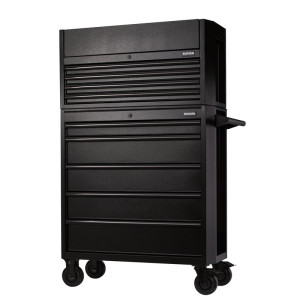 BUNKER 9 Drawer Combined Roller Cabinet & Tool Chest, 36″, Black BUNKER 9 Drawer Combined Roller Cabinet & Tool Chest, 36″, Black