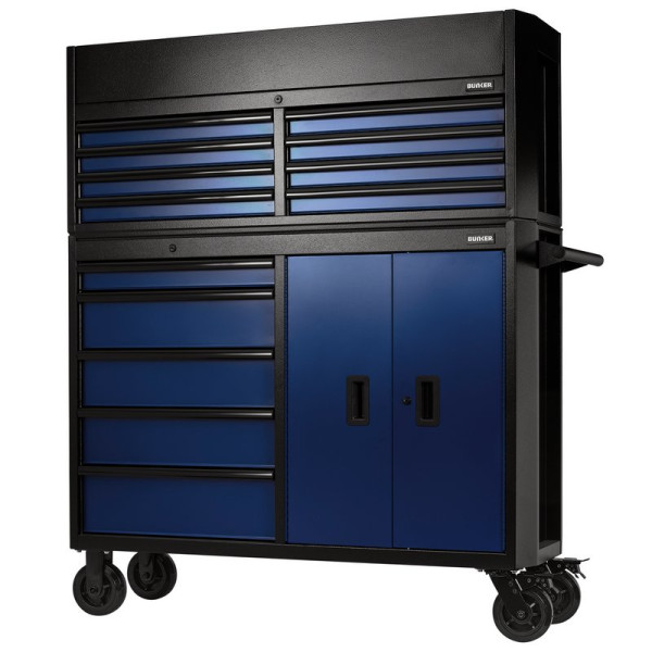 BUNKER 52″ 13 Drawer Combined Roller Cabinet & Tool Chest – Various Colours