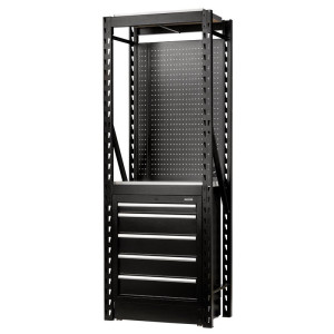 BUNKER® 13 Piece Modular Storage Combo 2 Tier Racking with Pegboard & Floor Cabinet, 750mm BUNKER® 13 Piece Modular Storage Combo 2 Tier Racking with Pegboard & Floor Cabinet, 750mm