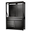 BUNKER 14 Piece Modular Storage Combo 2 Tier Racking with Pegboards and Floor Cabinet, 1500mm BUNKER 14 Piece Modular Storage Combo 2 Tier Racking with Pegboards and Floor Cabinet, 1500mm