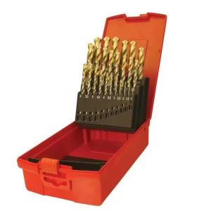 Dormer HSS TiN Coated Jobber Drill Set of 25 1.0-13.0 x 0.5mm
