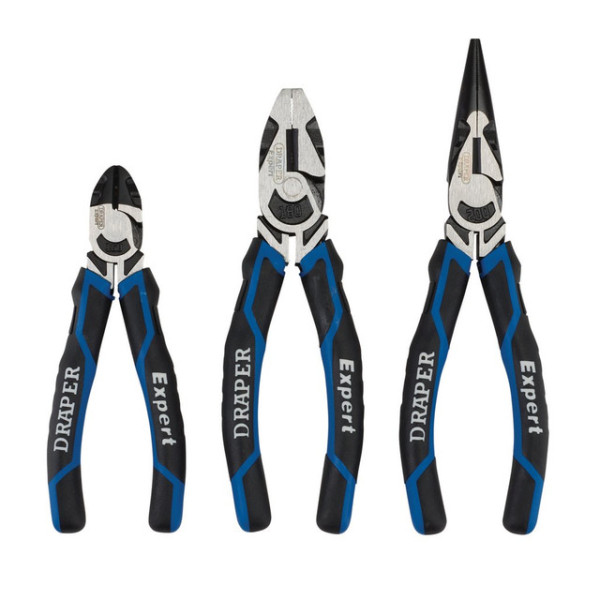 Draper 28033 Expert High Leverage Plier Set, Blue (3 Piece) Draper 28033 Expert High Leverage Plier Set, Blue (3 Piece)