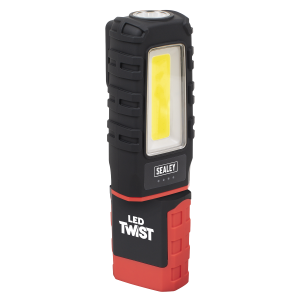 Sealey LED601 LED Twist Rechargeable Inspection Light 5W COB & 1W SMD Sealey LED601 LED Twist Rechargeable Inspection Light 5W COB & 1W SMD