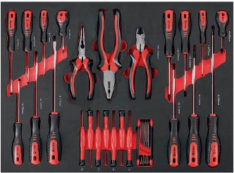 Tool Cabinet 7 Drawer & Cupboard with 188pc Tool Kit