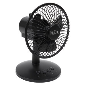 Sealey SFF6USB 3-Speed Oscillating USB Desk Fan 6″ Sealey SFF6USB 3-Speed Oscillating USB Desk Fan 6″