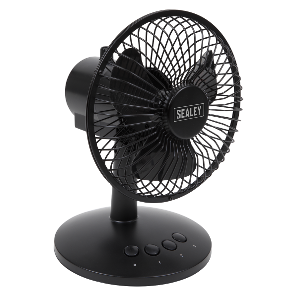 Sealey SFF6USB  3-Speed Oscillating USB Desk Fan 6″