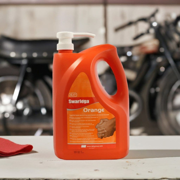 Swarfega Orange Hand Cleaner Pump Top Bottle 4 litre