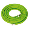 Draper 31734 High Visibility Hybrid Air Hose, 10m x 8mm, 1/4″ BSP, Green