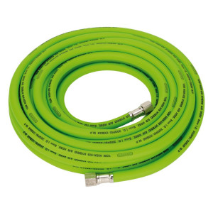 Draper 31734 High Visibility Hybrid Air Hose, 10m x 8mm, 1/4″ BSP, Green Draper 31734 High Visibility Hybrid Air Hose, 10m x 8mm, 1/4″ BSP, Green