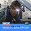 Sealey HT104R Rechargeable Head Torch with Auto-Sensor 5W COB & 3W LED