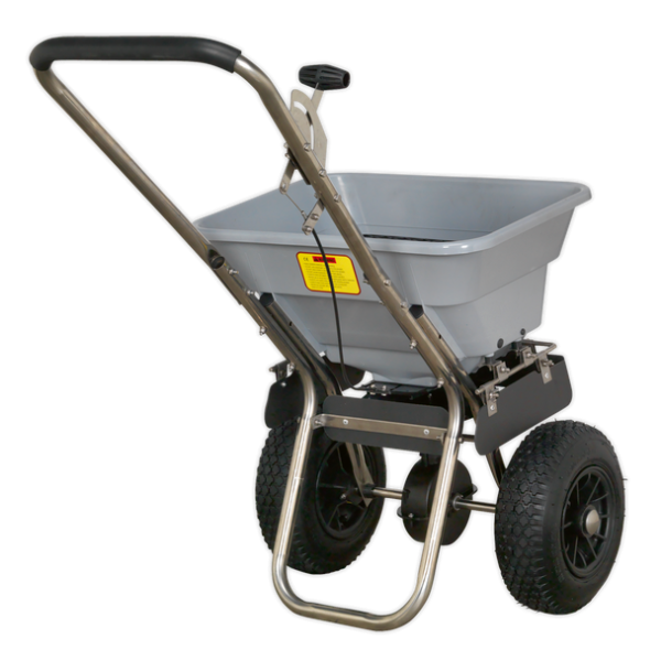 SSB37W Stainless Steel Broadcast Salt Spreader 37kg Walk Behind