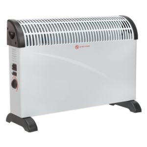 Sealey CD2005T Convector Heater with 3 Heat Settings Thermostat & Turbo Fan 2000W