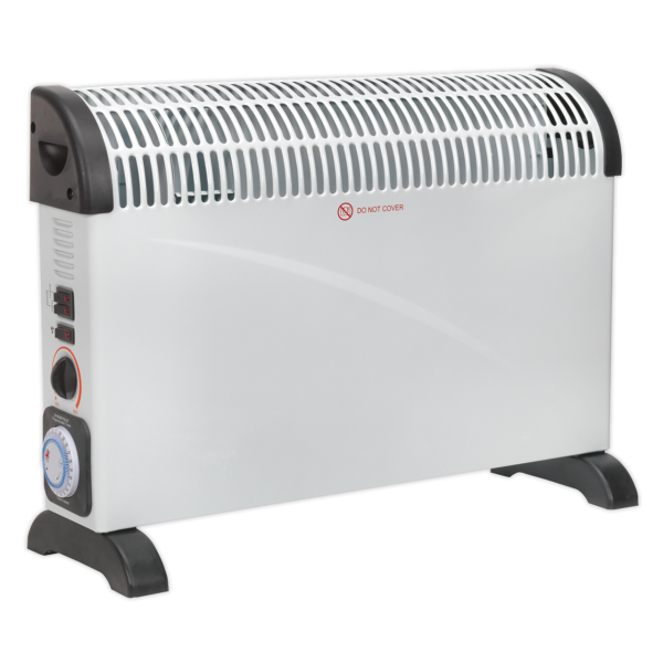 Sealey CD2005TT Convector Heater with Turbo, Timer & Thermostat 2000W/230V