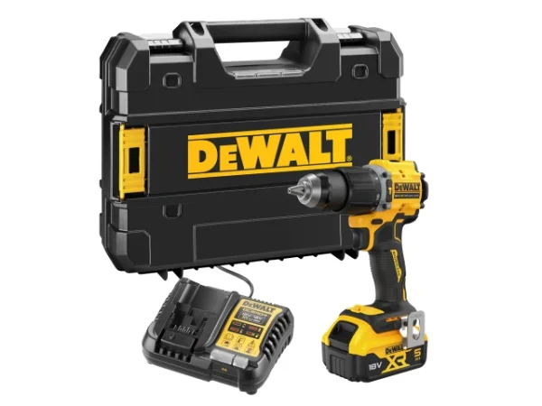 DeWalt DCD799P1T XR Brushless Combi Drill 18V 1 x 5.0Ah Li-ion