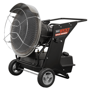 Sealey IR37 Space Warmer® Infrared Kerosene/Diesel Heater with Wheels 136,000Btu/hr