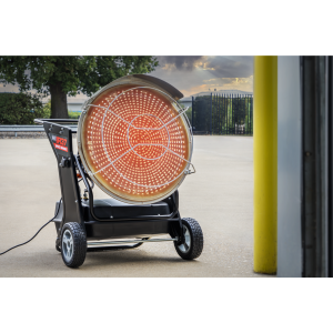 Sealey IR37 Space Warmer® Infrared Kerosene/Diesel Heater with Wheels 136,000Btu/hr