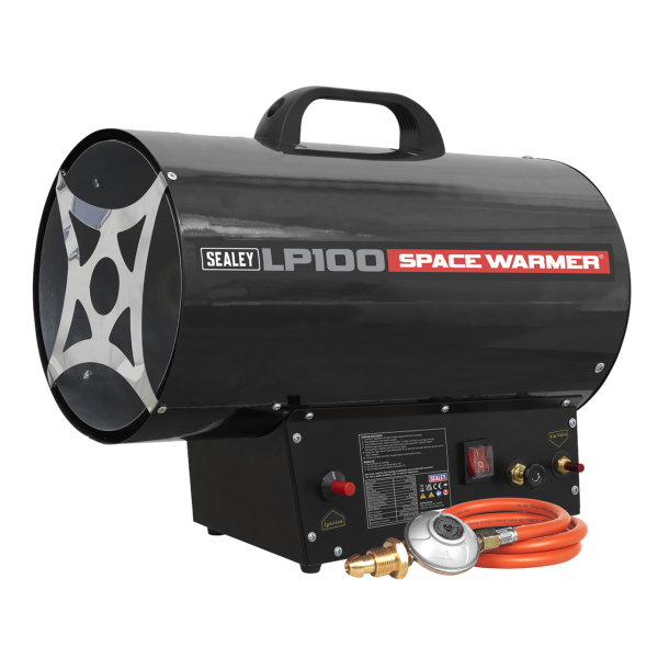 Sealey LP100 Space Warmer® Propane Heater 61,000-102,000Btu/hr(18-30kW)