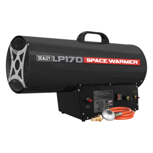Sealey LP170 Space Warmer® Propane Heater 102,000-170,000Btu/hr (30-50kW) Sealey LP170 Space Warmer® Propane Heater 102,000-170,000Btu/hr (30-50kW)