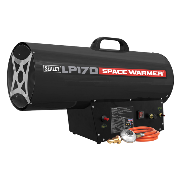 Sealey LP170 Space Warmer® Propane Heater 102,000-170,000Btu/hr (30-50kW) Sealey LP170 Space Warmer® Propane Heater 102,000-170,000Btu/hr (30-50kW)
