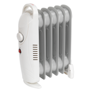 Sealey RD800 6-Element Oil-Filled Mini Radiator 800W/230V Sealey RD800 6-Element Oil-Filled Mini Radiator 800W/230V