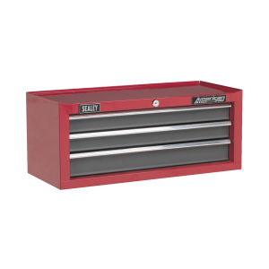 Sealey AP2200BBSTACK American PRO® Topchest, Mid-Box Tool Chest & Rollcab Stack 9 Drawer – Red