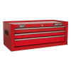 Sealey AP22STACK American PRO® Topchest, Mid-Box Tool Chest & Rollcab Stack 14 Drawer – Red