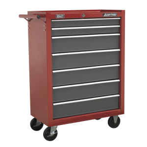 Sealey AP22507BB American PRO® Rollcab 7 Drawer – Red/Grey