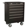 Sealey AP22BSTACK American PRO® Topchest, Mid-Box Tool Chest & Rollcab Stack 14 Drawer – Black