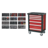 Sealey AP2406TBTC01 Premier™ Rollcab 6 Drawer with 298pc Tool Kit
