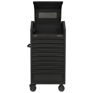 Sealey AP2709BE Superline PRO® Black Edition Tower Cabinet with 9 Soft Close Drawers & Power Bar 690mm