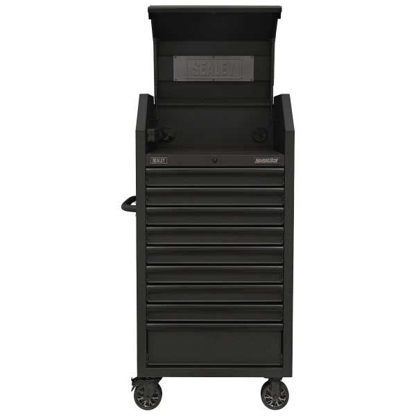 Sealey AP2709BE Superline PRO® Black Edition Tower Cabinet with 9 Soft Close Drawers & Power Bar 690mm Sealey AP2709BE Superline PRO® Black Edition Tower Cabinet with 9 Soft Close Drawers & Power Bar 690mm