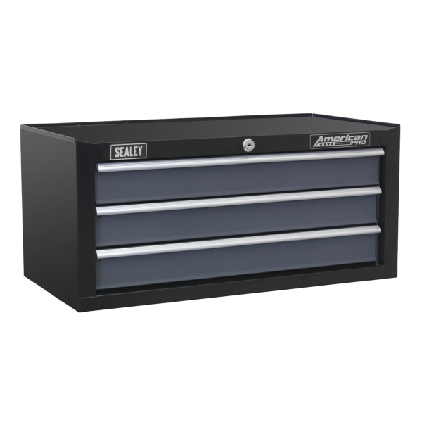 Sealey AP35STACK American PRO® Tool Chest Combination 16 Drawer – Black/Grey