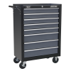 Sealey AP35STACK American PRO® Tool Chest Combination 16 Drawer – Black/Grey