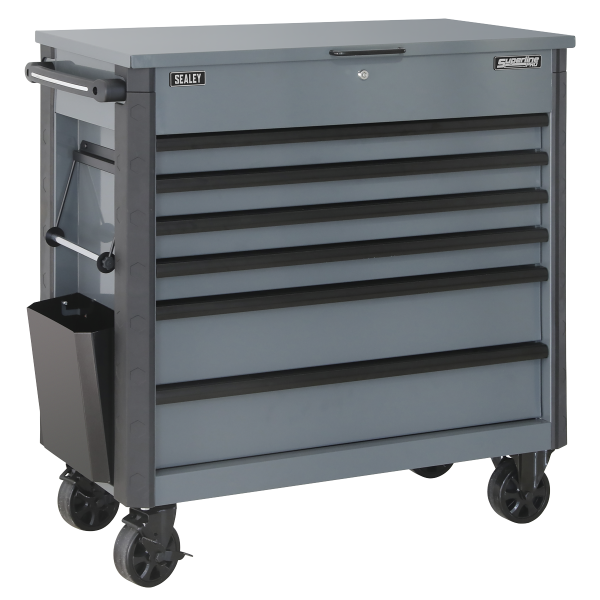 Sealey AP366G Tool Trolley 6 Drawer – Grey