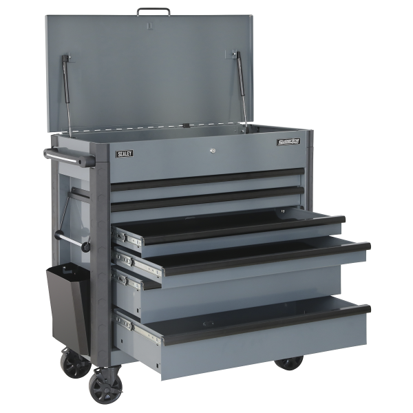 Sealey AP366G Tool Trolley 6 Drawer – Grey