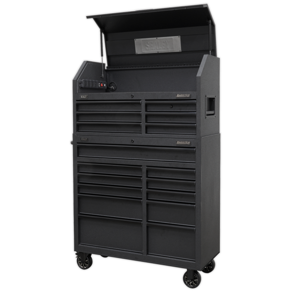 Sealey AP41BESTACK Superline PRO® Tool Chest Combination with 17 Soft Close Drawers & Power Bar