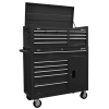 Sealey AP41STACKB American PRO® Topchest & Rollcab Combination 15 Drawer – Black