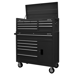 Sealey AP41STACKB American PRO® Topchest & Rollcab Combination 15 Drawer – Black