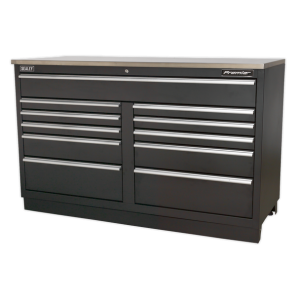 Sealey APMS04 Premier™ Heavy-Duty Modular Floor Cabinet 11 Drawer 1550mm Sealey APMS04 Premier™ Heavy-Duty Modular Floor Cabinet 11 Drawer 1550mm