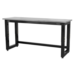 Sealey APMS23 Premier™ Heavy-Duty Steel Adjustable Workbench with Stainless Steel Worktop 1830mm Sealey APMS23 Premier™ Heavy-Duty Steel Adjustable Workbench with Stainless Steel Worktop 1830mm