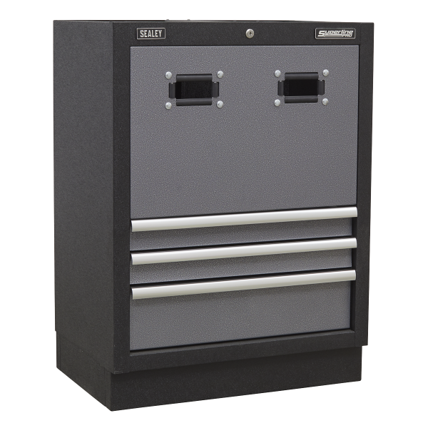 Sealey APMSSTACK16W Superline PRO® Storage System with Pressed Wood Worktop 4.92m