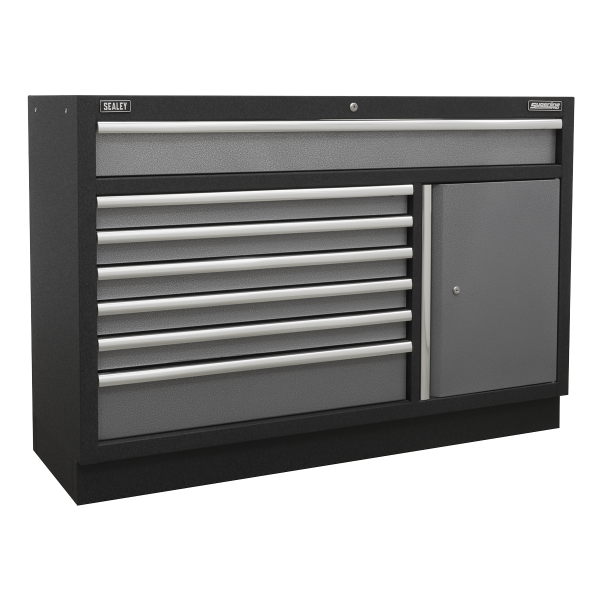 Sealey APMSSTACK13W Superline PRO® Storage System with Pressed Wood Worktop 3.24m