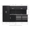 Sealey APMSCOMBO2SS Premier Storage System with Stainless Worktop 3.26m Sealey APMSCOMBO2SS Premier Storage System with Stainless Worktop 3.26m
