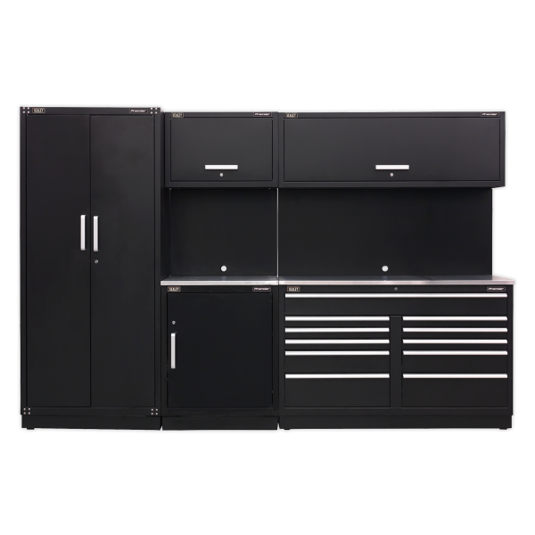 Sealey APMSCOMBO2SS Premier Storage System with Stainless Worktop 3.26m Sealey APMSCOMBO2SS Premier Storage System with Stainless Worktop 3.26m